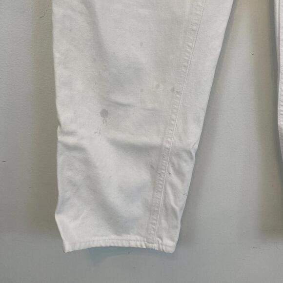 CLUB MONACO white straight leg crop jeans sz 26 - Picture 2 of 6